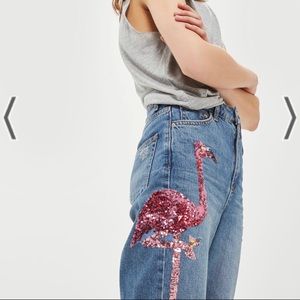 Flamingo Moto jeans by top shop